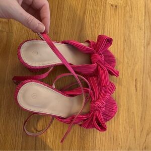 Women's Pink Strappy Sandals